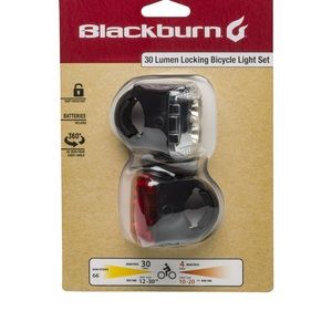 Blackburn 30 Lumen locking bicycle light set
